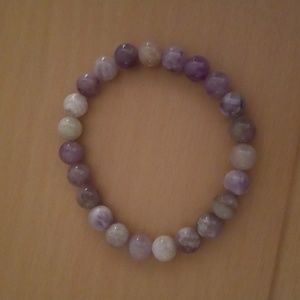 Artisan Crafted Light Amethyst Stretch Bracelet